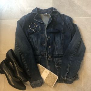 Loft Denim Jacket Dark Wash